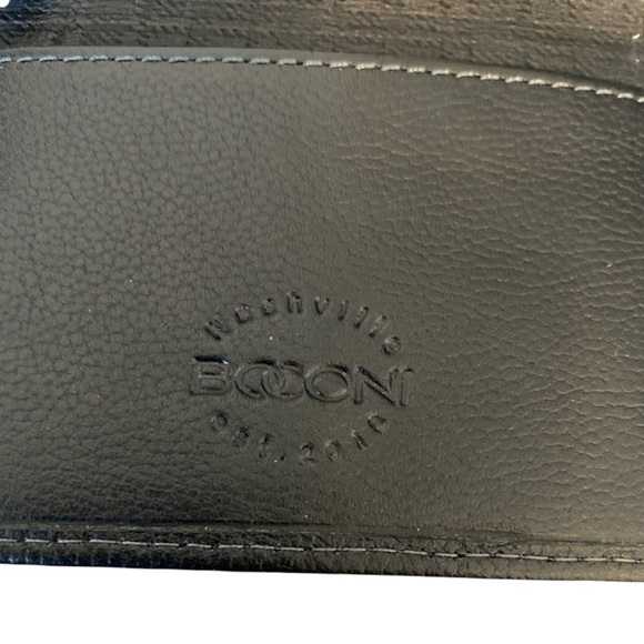 NASHVILLE Boconi Black Leather Wallet RFID Protection - Picture 4 of 4